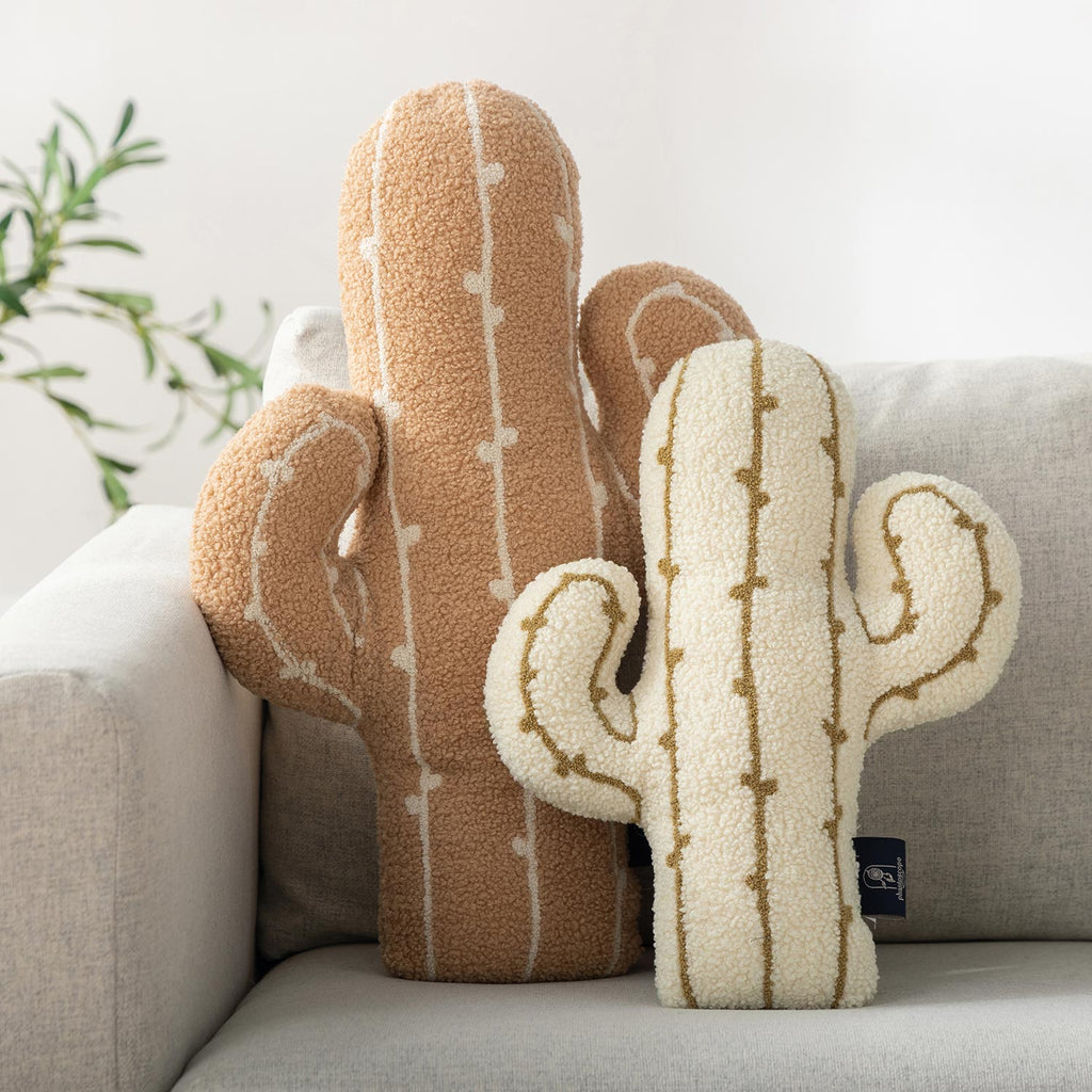 Argentine Giant Cactus Throw Pillow