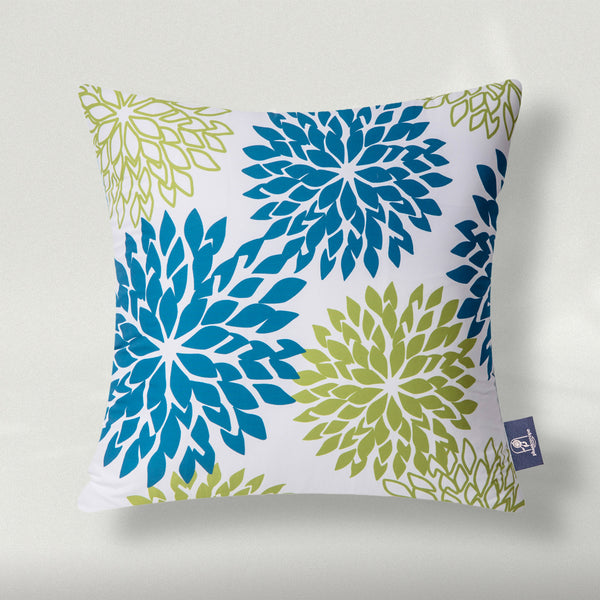 2 Pack Printing Decorative Throw Pillow Cover Blue 18"x18"