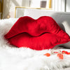 3D Lips Shaped Throw Pillows