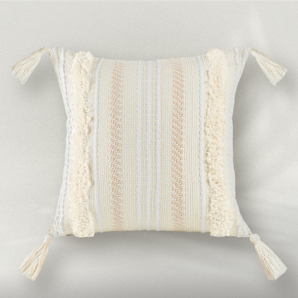Bohemian Weave Decorative Cotton Pillow Cover 18"x18"