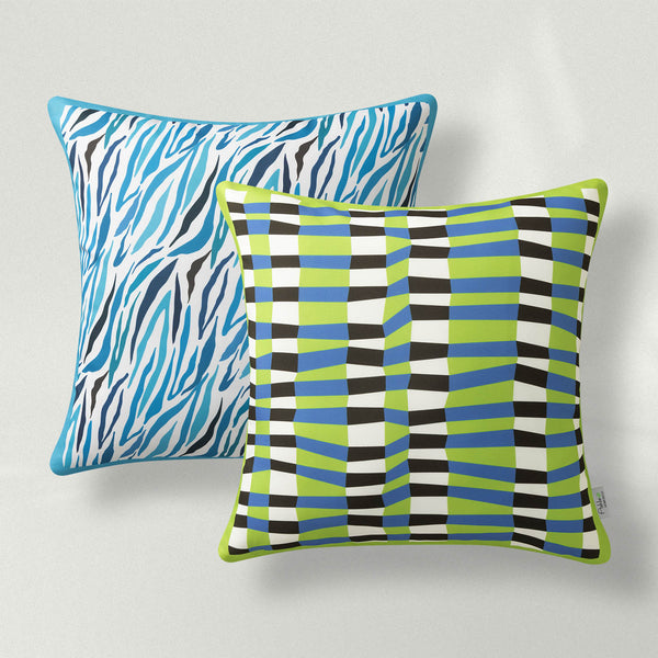 Boho Outdoor Waterproof Pillows Covers Set of 2