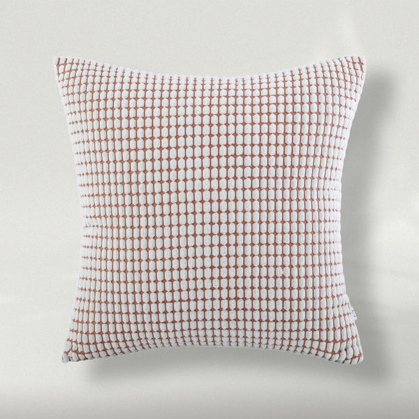 Corn Striped Soft Corduroy Pillow Cover 18"x18"