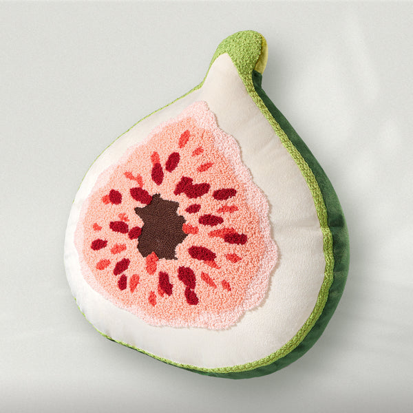Fig Shaped Throw Pillow 15"x13"