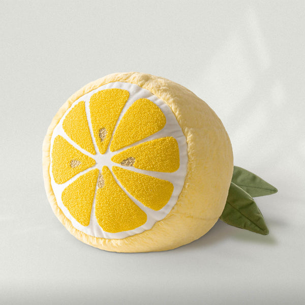 Lemon Shaped Throw Pillow