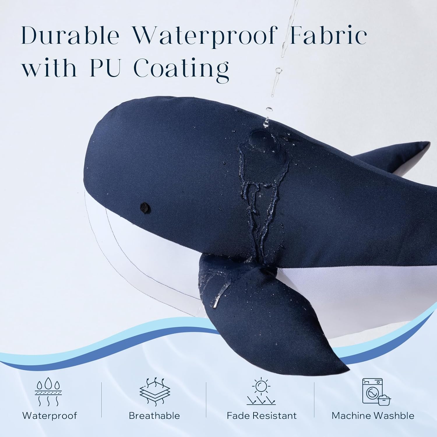 Outdoor Decorative Waterproof Whale Pillow – Phantoscope Co