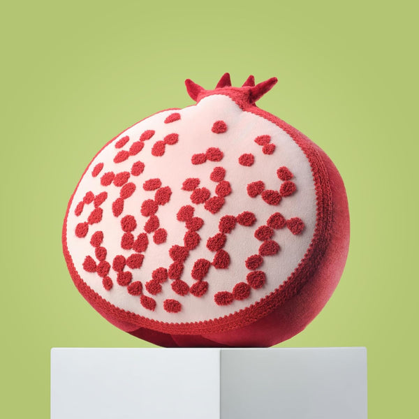 Pomegranate Shaped Throw Pillow 15"x14"