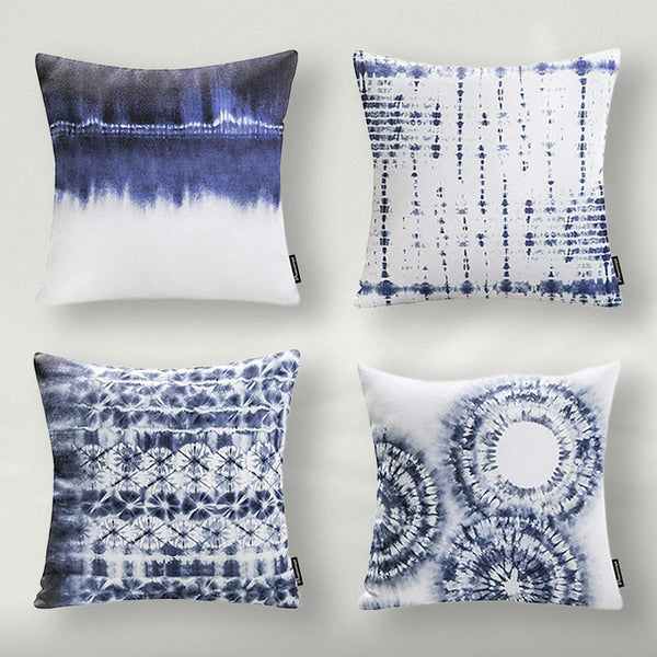 Printing Square Decorative Pillows Set of 4 18"x18"