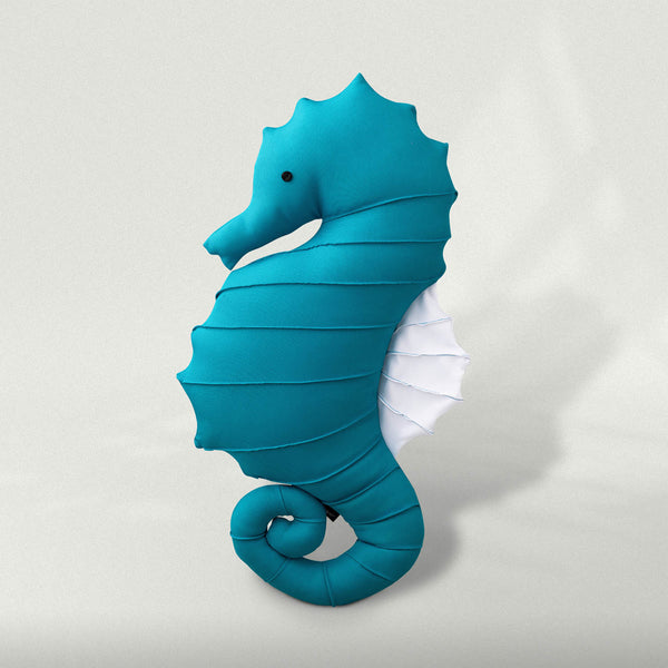 Sea Horse Shaped Throw Pillow