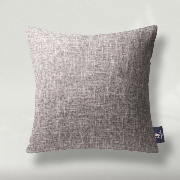 Textural Faux Linen Throw Pillow Cover Dark Gray 20"x20"