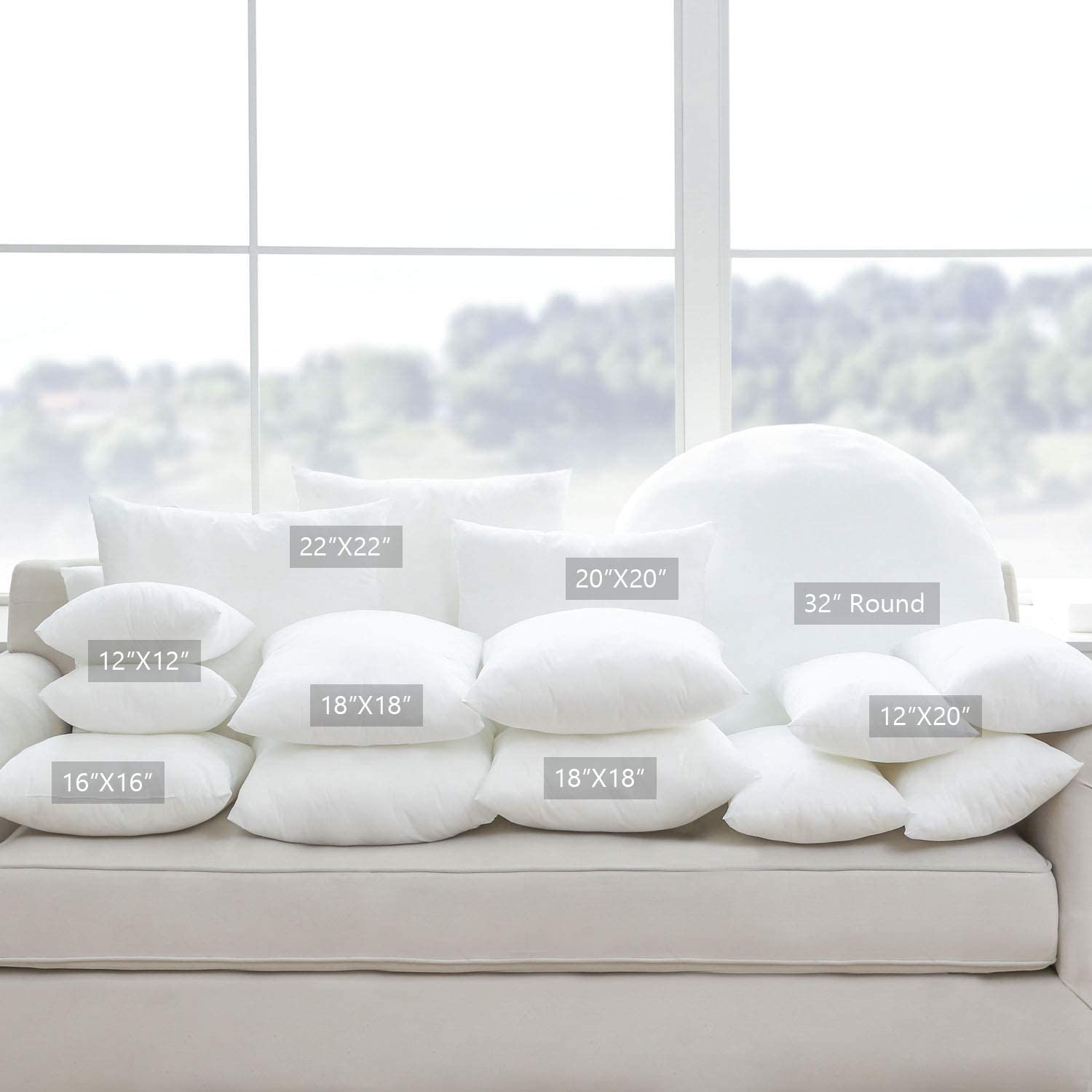 Water Resistant Throw Pillow Insert – Phantoscope Co